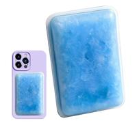 Générique Tapis Rafraîchissant pour Téléphone - Nomade Longue Durée, Réutilisable Et Souple | Pack De Glace Extérieur Téléphone - Pour Temps Chaud Streaming En Direct Télétravail Trajet Voyage Marche