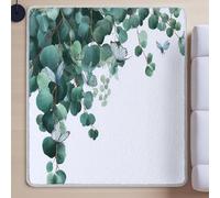 Générique Tapis Résistance des Jambes Art Plantes Vivant Vert Blanc Nos Tapis sont Disponibles en différentes Tailles,120 x 170 cm, pour Balcon