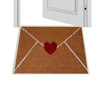 Générique Tapis Saint-Valentin - Paillasson Balcon Enveloppe | Tapis De Bienvenue,pour Couple Propriétaire Appartement Porche Entrée Terrasse Balcon Cuisine Bureau à