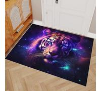 Générique Tapis Salon 160X230 Motif Tigre Étoilé Antidérapant Pile Courte Et Douce Lavable,Tapis Chambre Cuisine Moderne Décoration D'Intérieur,RKS174