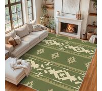 Générique Tapis Salon Amérindien, Tapis Sud-Ouest Aztèque, Poils Antidérapant Courts Doux Moquette pour Salon Chambre Bureau pour Un Nettoyage Facile 240 x 340 cm P-&36