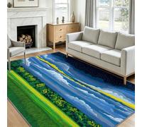 Générique Tapis Salon Art Rêve - Tapis à Poils Courts Paysage Nuage Lavable en Machine Doux Antidérapant 140x200 cm, pour Chambre à Coucher, Salle à Manger, Couloir, Cuisine, Entrée
