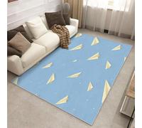 Générique Tapis Salon Avion en Papier, Tapis Avion en Papier, Poils Antidérapant Courts Doux Moquette pour Salon Chambre Bureau pour Un Nettoyage Facile 180 x 240 cm P-&116