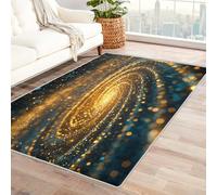Générique Tapis Salon Ciel Étoilé, Tapis Nébuleuse Galaxie, Poils Antidérapant Courts Doux Moquette pour Salon Chambre Bureau pour Un Nettoyage Facile 180 x 240 cm P-&98