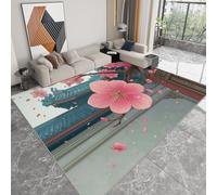 Générique Tapis Salon Cour Architecture Orientale Modèle 80 x 150 cm Lavable en Machine Super Doux et Antidérapant Tapis Décoratif Salon Doux Poil Court pour Chambre Adulte, Salle à Manger