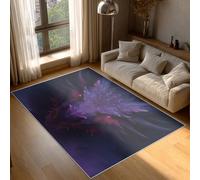 Générique Tapis Salon Dragon Violet, Tapis Dragon Maléfique, Poils Antidérapant Courts Doux Moquette pour Salon Chambre Bureau pour Un Nettoyage Facile 120x170 cm P-&46