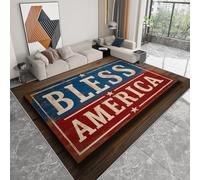 Générique Tapis Salon Étoiles Rayures Planches de Bois rustiques Vintage Doux Lavables Antidérapant Carpet Shabby Chic Polyester Carpette Chambre Decoration Moquette pour Tapis de Salon 180 x 240cm