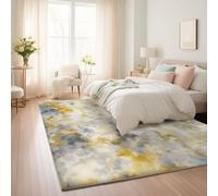 Générique Tapis Salon Lavable Bureau Entrée Adulte 80 x 150 cm, Doux Tapis Chambre Multicolore Léger Antidérapant Texture De Peinture À l'huile Rétro Et Abstraite Imprimé Rectangle Poil Court