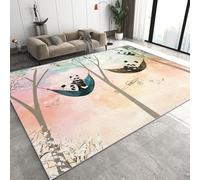 Générique Tapis Salon Lavable Panda Géant 120x180 cm Moquette Interieur, Peint Doux Antidérapant Flanelle Tapis pour Salon Chambre à Coucher d'enfant Entrée D-529