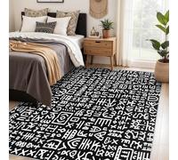 Générique Tapis Salon Mythologie Nordique Paillasson Interieur Entree Runes Vikings 40x60 cm, Moquette de Sol Doux et Antiderapant à Poils Courts, Tapis Sol Décor à la Maison C&J103