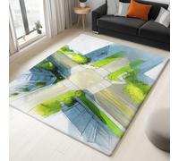 Générique Tapis Salon Route Urbaine Style Croquis Modèle 80 x 150 cm Lavable en Machine Super Doux et Antidérapant Tapis Décoratif Salon Doux Poil Court pour Chambre Adulte, Salle à Manger