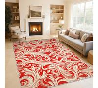 Générique Tapis Salon William Morris Paillasson Interieur Entree Floral Vintage 60x90 cm, Moquette de Sol Doux et Antiderapant à Poils Courts, Tapis Sol Décor à La Maison C23