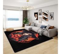 Générique Tapis Sorciere - Tapis Sorcière, Petit Tapis Salon Chambre Halloween Citrouille, Tapis de Sol Antidérapant et Lavable en Machine, Paillasson Interieur Entree Doux à Poil Ras, 40x60 cm