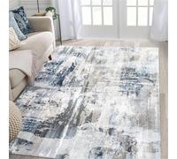 Générique Tapis sur MesureThe Carpet Relax ModerneZone Gris-Bleu Le de Salon Durable ne Tombe Pas et se décolore pasbleuThe ModerneTapis Couloir 100X200CM