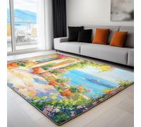 Générique Tapis Ultra Doux pour Chambre d'enfant, 80 x 150 cm, antidérapant Tapis décoratif intérieur et extérieur Anime Romance Contes De Fées Jardins pour Chambre à Coucher, Salle de Jeux, Salon