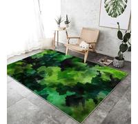Générique Tapis Vert Imprimé Moderne À Poils Courts Et Moelleux, Résumé Camouflage Forestier Lavable en Machine 50x80 cm Tapis antidérapant pour Salon Chambre Bureau pour Un Nettoyage Facile
