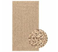 Générique Tapis ZIZUR Beige 80x150 cm Aspect de Jute intérieur extérieur Maison & Jardin Décorations Tapis (Poids 2.06KG)-0389