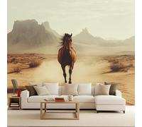 Générique tapisserie murales papier peint Photo 250x175cm Cheval De Montagne Et De Désert papier peint mural Série Wild Freedom Transformation Instantanée Murale Maison Poster Tendance Art Mural DIY