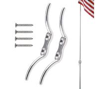 Générique Taquets De Quai - en Acier Inoxydable Haute Résistance pour Accostage | Fixations Nautiques pour Cordage | pour Amarrage sur Quais, Pontons, Kayaks, Piers, Marines