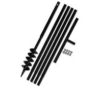 Générique Tarière de Sol avec Manche 100 mm et Tube d'extension 5 m Acier,Quincaillerie,Outils,Perceuses,Tarières,Multicolore,8.55KG,270519