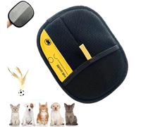 Générique Tarifa Pets Hair Remover, Tarifa Pets Remover Mitten, 3 in 1 Electrostatic Gloves Pet Hairs, Reusable Cat & Dog Double-Sided Grooming Mitt,for Carpet,Couch,Clothing (Style A,1PCS)