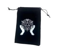 Générique Tarot Card Bag - Flannel 12x18cm | Tarot Deck Pouch, Drawstring Tarots Card Case, Oracle Cards Storage Bag, Spiritual Tarots Pouch, Tarott Reading Bags Organizer | Tarott Reading Storage