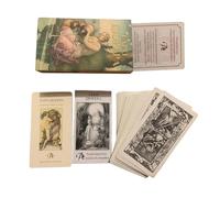 Générique Tarot Deck Cards - Divination Board Game, Portable Oracle Set Russian Exploration Spiritual Insight Activity | Traditional Symbolic Archetype Entertainment Component for Home Travel
