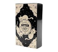 Générique Tarot Deck, Kitten Cards, Divination Game, 4.06x2.44 inches Fortune Telling Set, English Standard Version, Ideal for Party Fun, Spiritual Readings, Fate Discovery, and Daily Reflection Use