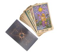 Générique Tarot Divination Cards, Fate Reading Deck, 78 Piece Symbolic Fortune System with Artistic Arcana Design Set, Intuitive Spiritual Game Kit, Minimal Mystical Design Cards, Family Party Use