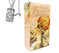 Générique Tarot du Petit Prince - Édition de Poche, Comprend des Cartes de Tarot et Un Collier, Parfait pour Les débutants