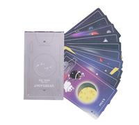Générique Tarot Fate Card, Oracle Deck Pack, 4.13x2.48 inches Easy Learn Fate Reading Cards with Full 83 Piece Collection, Illustrated Divination Design, Party Entertainment Card Game for Social Use