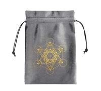 Générique Tarot Storage Bag, Tarot Cards Pouch, Velvet Drawstring Makeup Holder for Personal Items Or Divination Accessories Travel Festivals Ritual Daily Use, 5.12x7.09 inches, 1 Piece