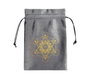 Générique Tarot Storage Bag, Tarot Cards Pouch, Velvet Drawstring Makeup Holder for Personal Items Or Divination Accessories Travel Festivals Ritual Daily Use, 5.12x7.09 inches, 1 Piece