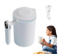 Générique Tasse à Café Auto-Mélangeante,Tasse Automatique À Mélange Magnétique 400ml - à Chocolat Chaud Électrique avec Affichage de Température LCD,Pour Maison Voyage Café Chocolat Chaud Boissons