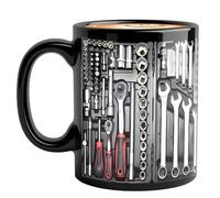 Générique Tasse À Café De Boîte À Outils, Conception Accrocheuse, 8,2x9,5 Cm, Tasse À Café De Boîte À Outils De Mécanicien, De À Noire, Conception De Poignée Ergonomique, Pour Les Voyages De
