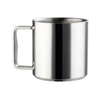 Générique Tasse À Café En Acier Inoxydable - Tasses À Double Paroi De 250 Ml Et 350 Ml | Tassee À Café Incassable Isolée Thermiquement Avec Poignée Large Confortable, Tassee À Boire Anti-brûlure Pour