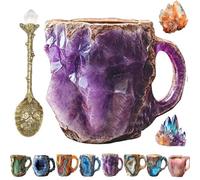 Générique Tasse à Café En Cristal MinéRal Naturel,Tasse à Café En Cristal Translucide Multicolore,Tasse à Café En Cristal Avec Pierre MinéRale 3d, IdéAl Pour La Maison Et Le Bureau (#2)