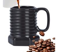 Générique Tasse à café en - Verres à vis, tasse en hexagonale pour cappuccino, à boisson parfaite pour la cuisine, le restaurant, la maison, élégante pour les boissons quotidiennes e