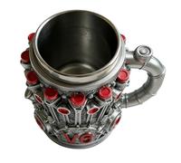 Générique Tasse à café moteur - Capacité 350 ml, corps en acier inoxydable, tasse à moteur créative, ornement pour boissons automobiles | V8 V6 Mug Salon Décor Pour Noël Anniversaire Vacances