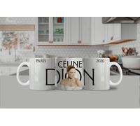 Générique Tasse à Café, mug, Céline dion, paris 2026, 325 ml, Blanc