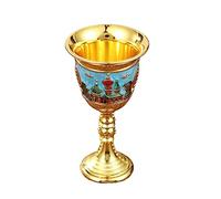 Générique Tasse à cocktail élégante avec une belle forme de fleur sculptée, parfaite pour la décoration de à la maison, gobelet à boisson, verres à champagne créatifs