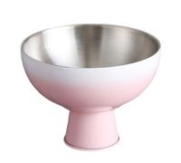 Générique Tasse à dessert en acier inoxydable à double paroi, B | Tasse à dessert élégante à double paroi en acier inoxydable, pour usage domestique, fêtes et collations, coupe