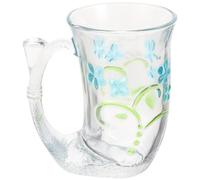 Générique Tasse à Eau en Verre Décorative Sirène Bleue, Mug en Verre 350 Ml pour Thé, Lait et Café, Tasse Originale Polyvalente pour Maison et Présent