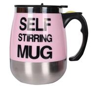 Générique Tasse À Mélange Magnétique Automatique - En Acier Inoxydable Alimentée Par Piles - Tasse À Café Magnétique Auto-Agitée | Pour Thé Au Lait Boisson En Poudre Maison Bureau Voyage Camping