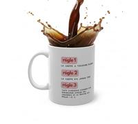 Générique Tasse Chef Humoristique en Céramique, Mug Règles du Chef, 325 ml, Cadeau Original pour Manager, Patron, Cuisinier, Bureau (La Cheffe)