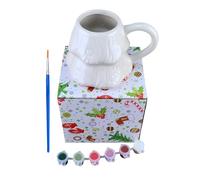 Générique Tasse D'arbre De Noël, Kit De Tasse De Coloriage Bricolage, Tasses À Café À Thé À Boire, Pour La Décoration Vacances Festives Adultes Cadeaux De Fête D'anniversaire Maison École