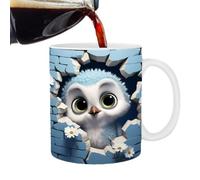 Générique Tasse de 3D, tasse à café de 3D Céramique 11oz | Tasses mignonnes pour les buveurs de café, les amateurs de lait, les amateurs de thé, les femmes et les hommes