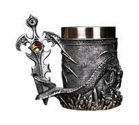 Générique Tasse De Dragon Médiévale - Tàsse Dè Bière | Taşse À Boisson Tankard, Tasșe D́e Voyage Gothique Stein Dë 600 Ml Avec Motif Ďe Dřagon M̀édìéval, Pour Bìèrè, Café, Eau, Thé, Chocolat Chaud,