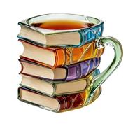 Générique Tasse De Livre De Chapitre - 8x8x8cm Tasse De Boisson De Nouveauté | 3D Painted Book Coffee Mugs | Pour Le Latte Vin Jus Boisson Brassage De Bibliothèque Lecteurs Passionnés