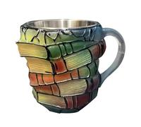 Générique Tasse De Livre Peinte, Tasses De Bonheur De Lecture 3D Faites À La Main, Décor Drôle Vintage Drinkware Décor À La Maison Adapté Aux Boissons Au Thé Et À L'eau De Lait(B)